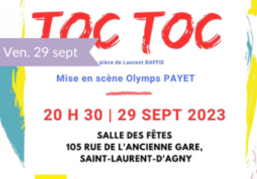 Pièce de théâtre : Toc toc 